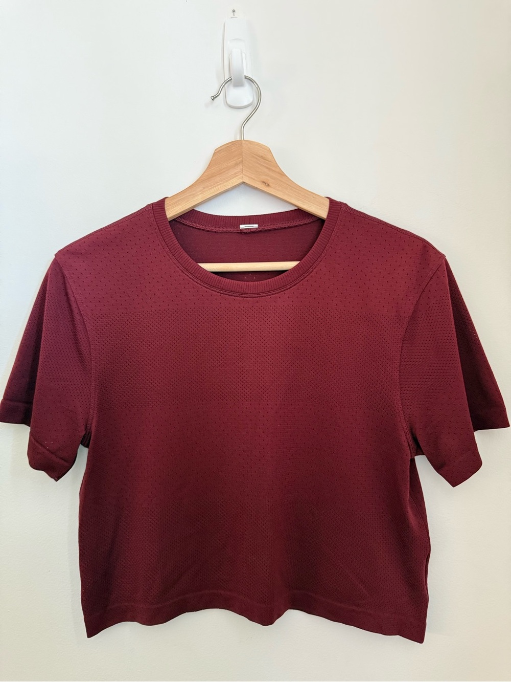 lululemon Swiftly Perforated Stripe Short-Sleeve Shirt
